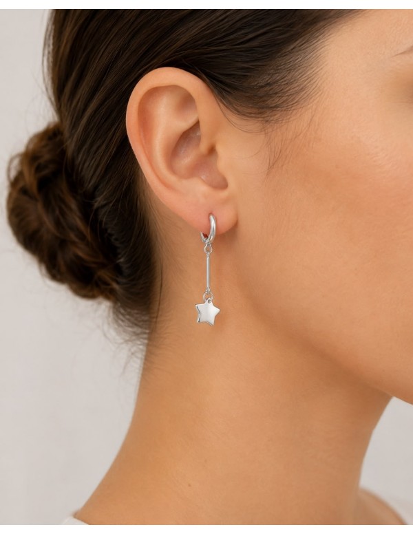 AROS BAÑADOS EN PLATA ESTRELLA