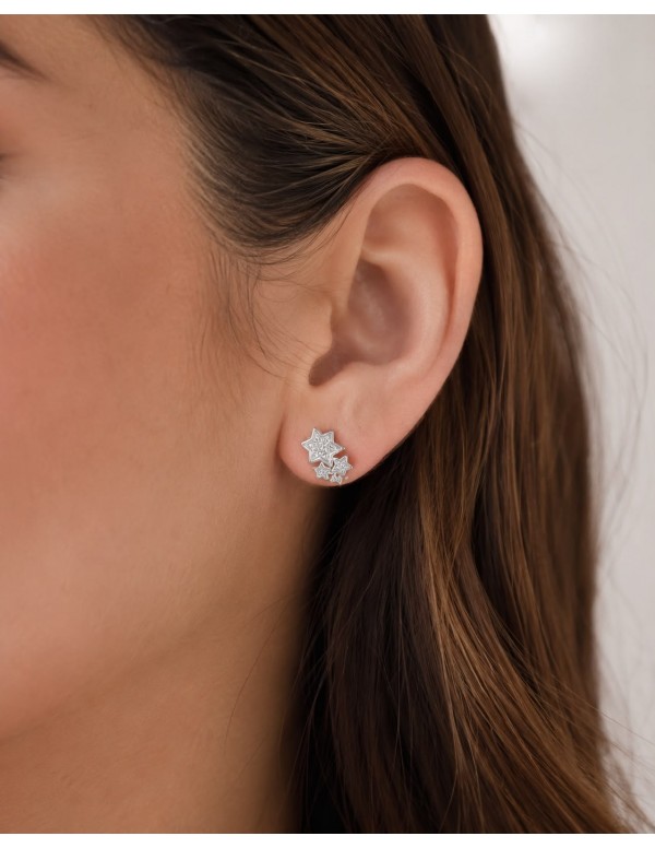 AROS BAÑADOS EN PLATA ESTRELLA