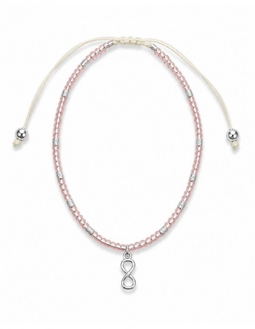 PULSERAS BAÑADAS EN PLATA INFINITO