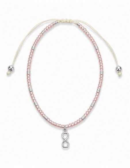 PULSERAS BAÑADAS EN PLATA INFINITO