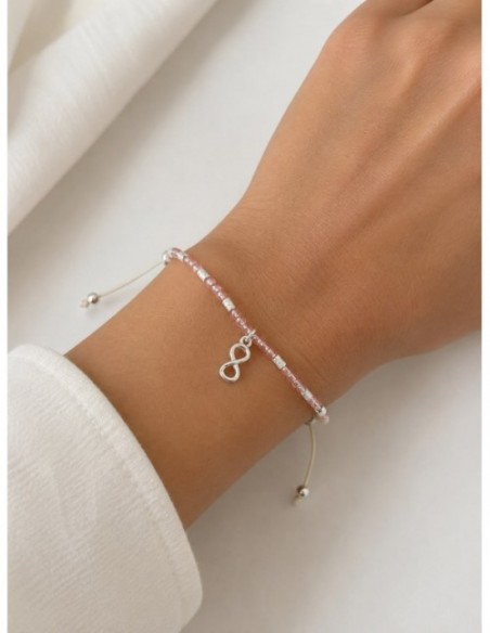 PULSERAS BAÑADAS EN PLATA INFINITO