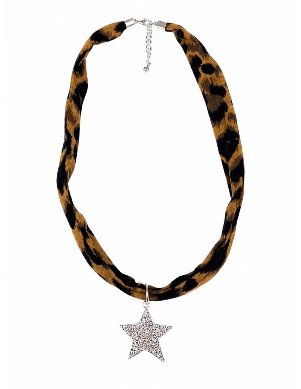 COLLAR BAÑADO EN PLATA ESTRELLA