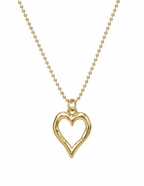 COLLAR BAÑADO EN ORO CORAZON