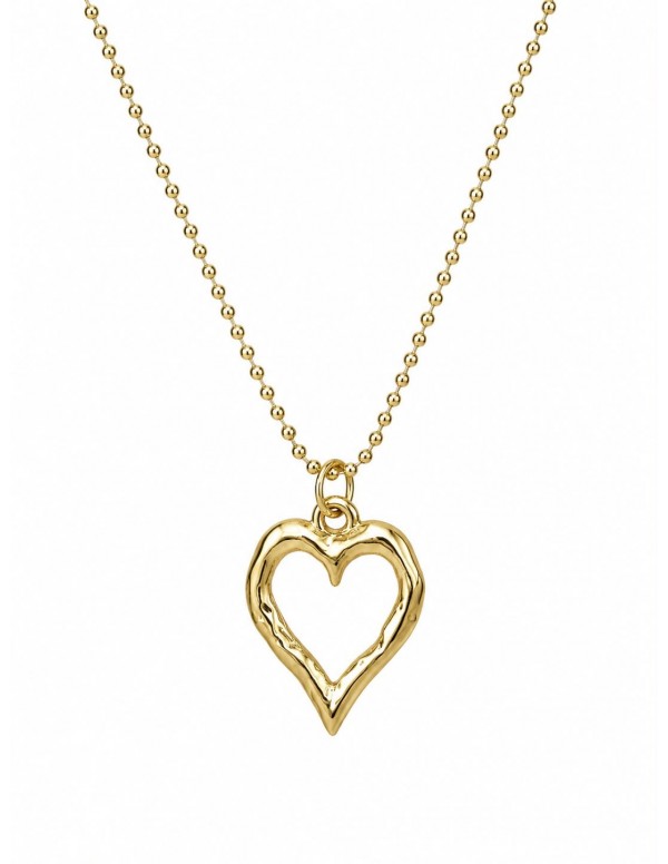 COLLAR BAÑADO EN ORO CORAZON