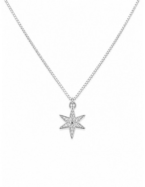 COLLAR BAÑADO EN PLATA ESTRELLA