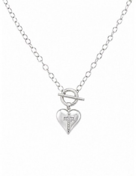 COLLAR BAÑADO EN PLATA CORAZON