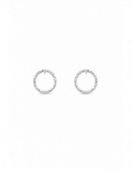 AROS BAÑADOS EN PLATA CIRCULO