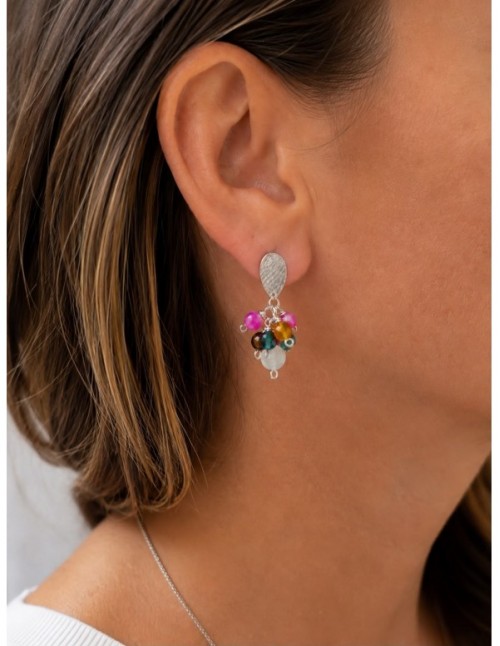 AROS BAÑADOS EN PLATA PIEDRAS 2