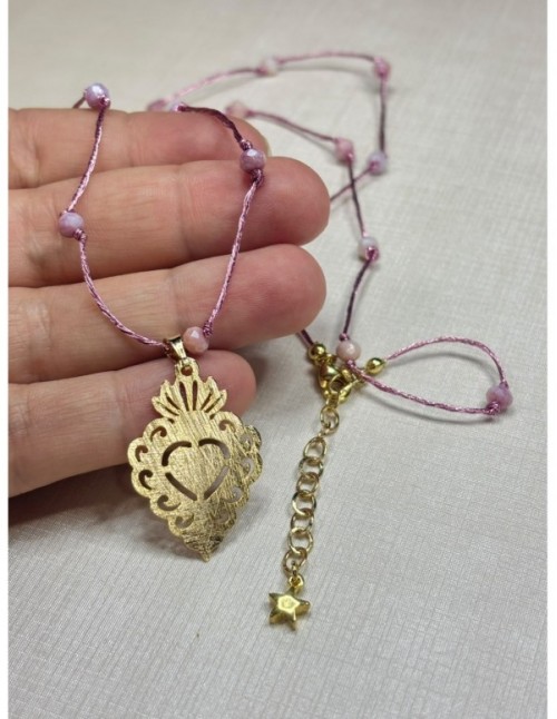 COLLAR BAÑADO EN ORO CORAZON