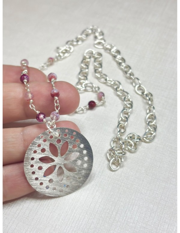 COLLAR BAÑADO EN PLATA