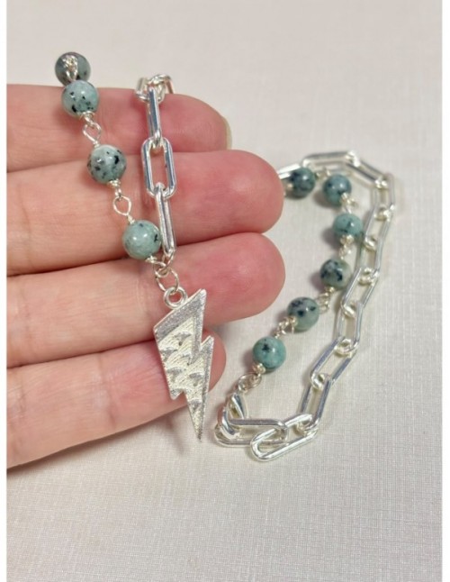 COLLAR BAÑADO ENPLATA