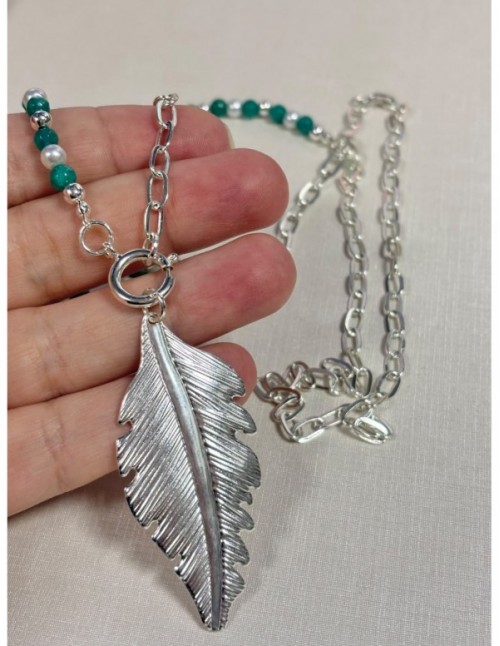 COLLAR BAÑADO ENPLATA