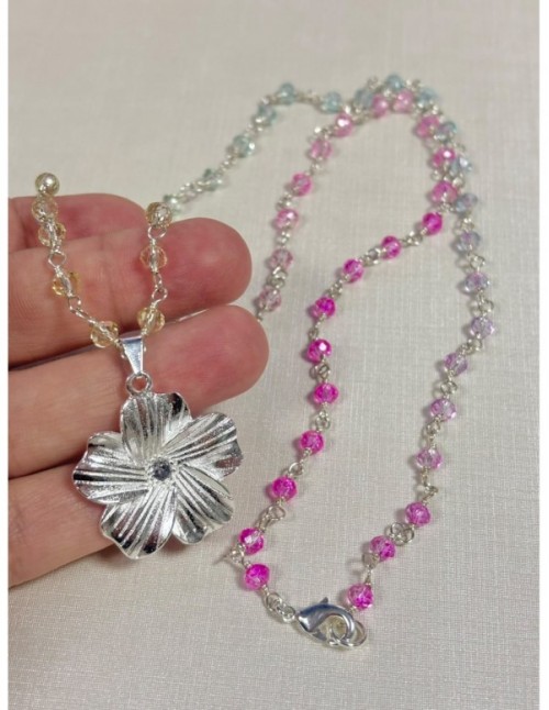 COLLAR BAÑADO ENPLATA