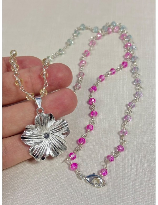 COLLAR BAÑADO ENPLATA