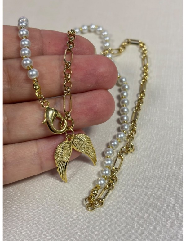 COLLAR BAÑADO EN ORO (58 cms)