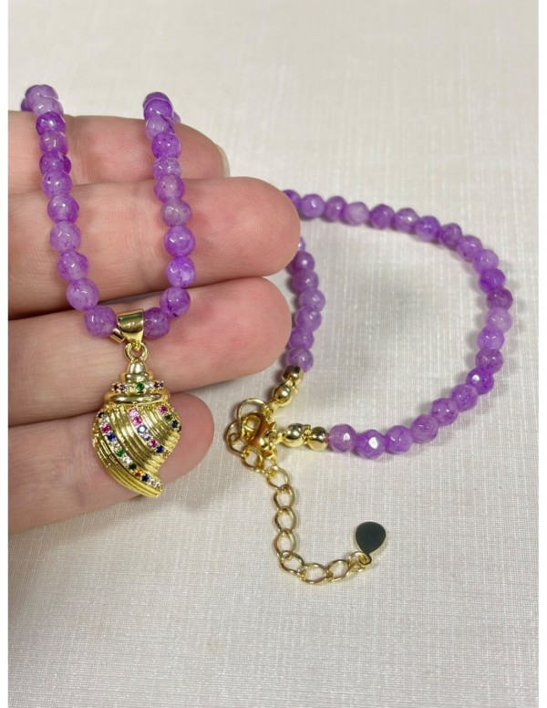 COLLAR BAÑADO EN ORO (40+5 cms)