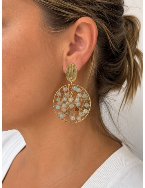 AROS BAÑADOS EN ORO PIEDRAS 2
