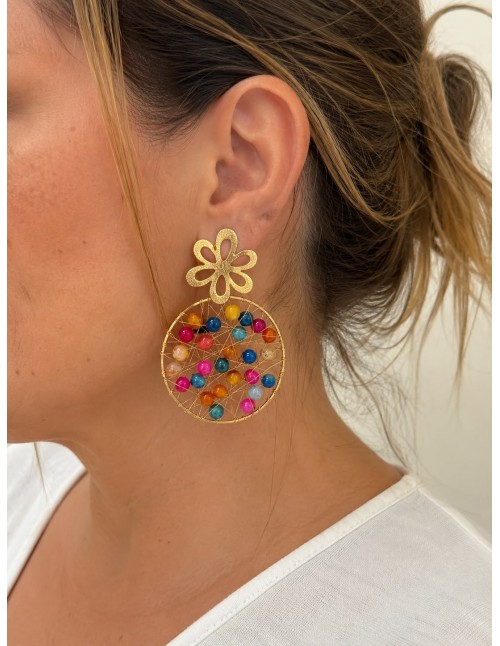 AROS BAÑADOS EN ORO PIEDRAS 2