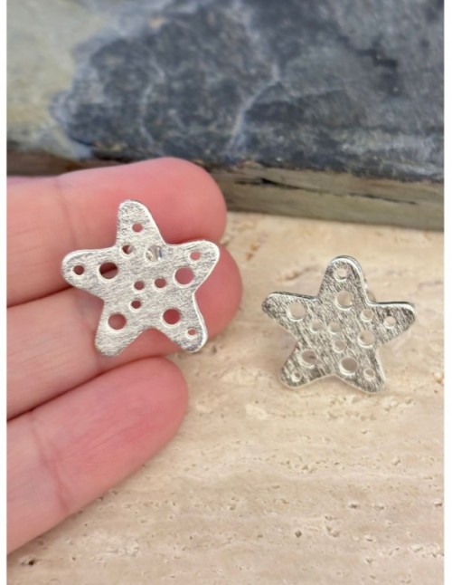 AROS BAÑADOS EN PLATA ESTRELLA