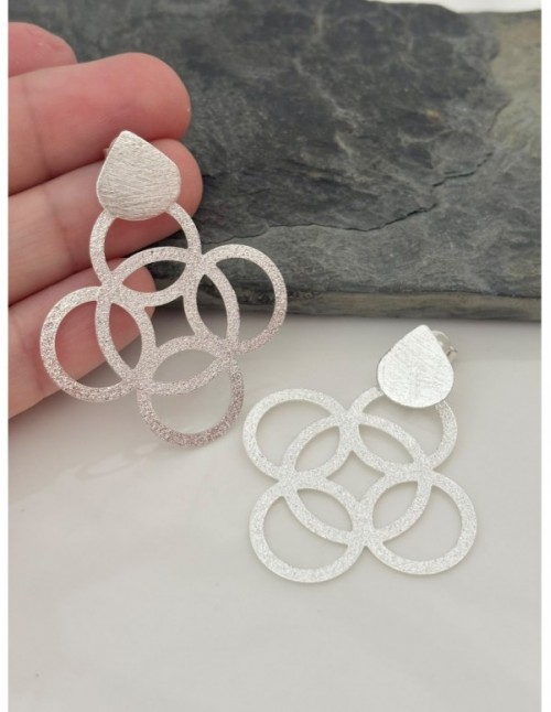 AROS BAÑADOS EN PLATA