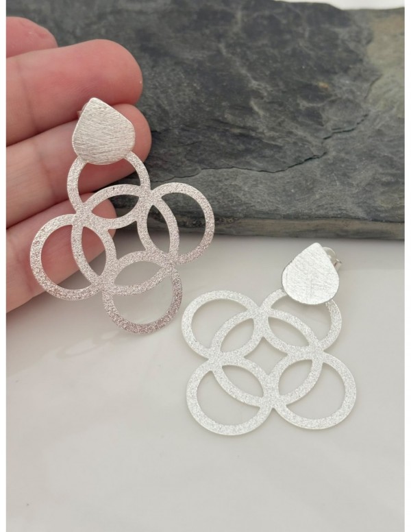 AROS BAÑADOS EN PLATA