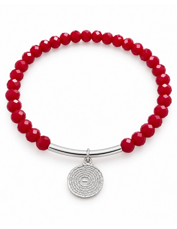 PULSERA ROJA PADRE NUESTRO MEDALLA PEQUEÑA...