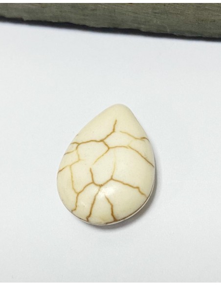 PIEDRA TURQUESA BLANCA 1,8cm