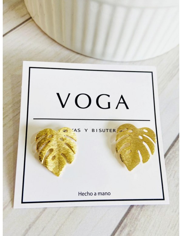 ARO DE HOJA BAÑO DE ORO
