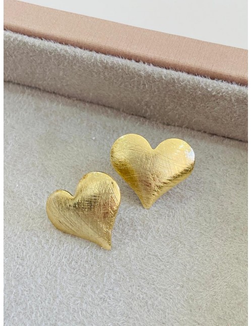 ARO CORAZON BAÑO DE ORO