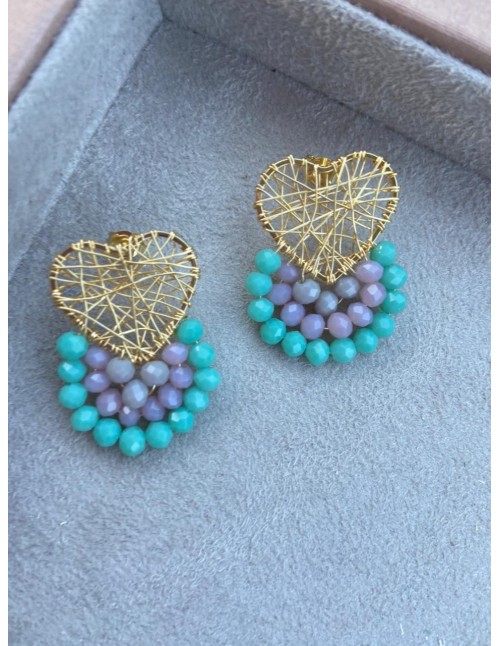 ARO BAÑO DE ORO BASE CORAZON