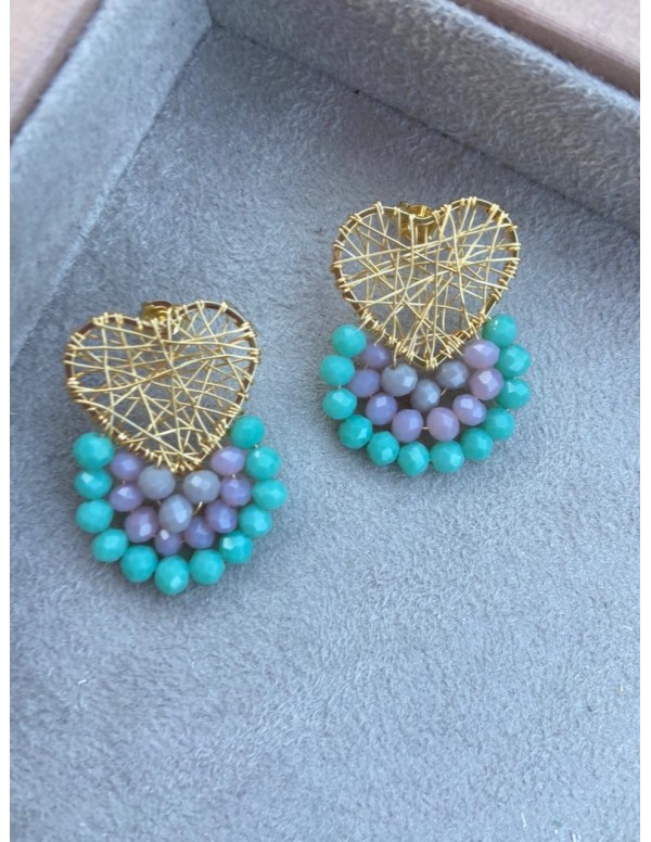 ARO BAÑO DE ORO BASE CORAZON