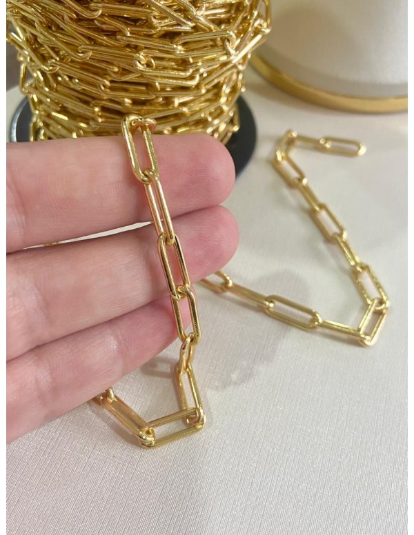 CADENA BANO DE ORO 1 METRO