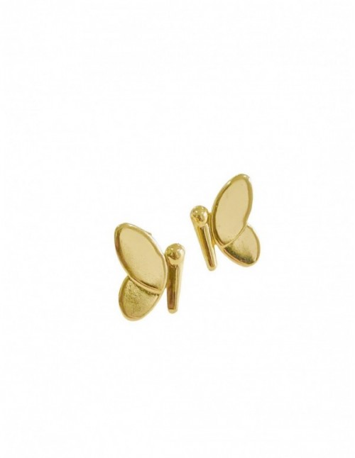 AROS BAÑADOS EN ORO MARIPOSA