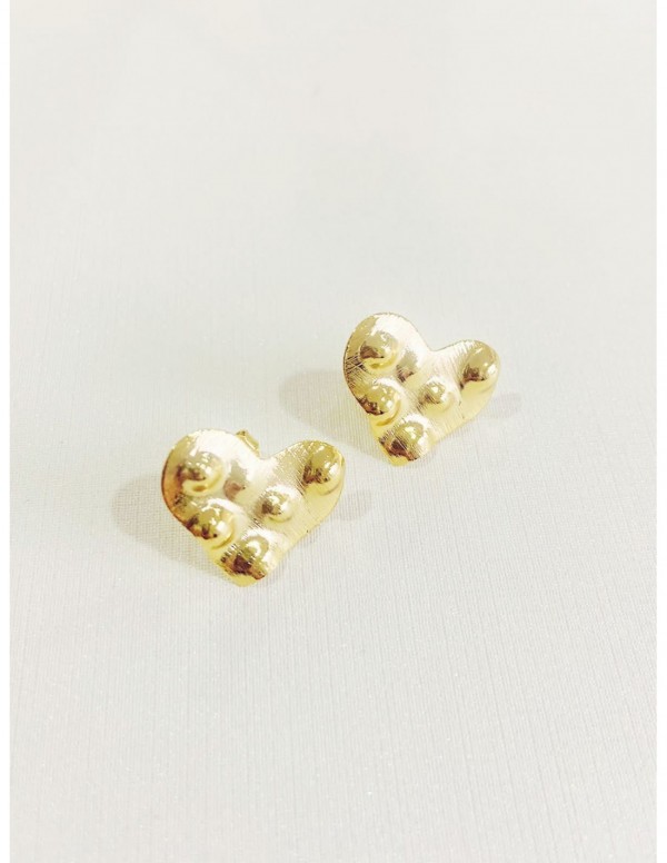 AROS BAÑADOS EN ORO CORAZON