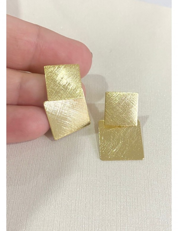AROS BANADOS EN ORO CUADRADOS