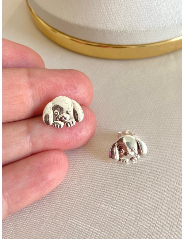 AROS BAÑADOS EN PLATA PERRITO