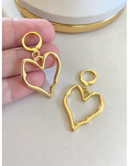AROS BANADOS EN ORO CORAZON