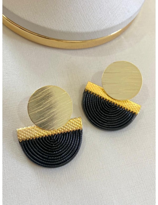AROS BAÑADOS EN ORO NEGRO