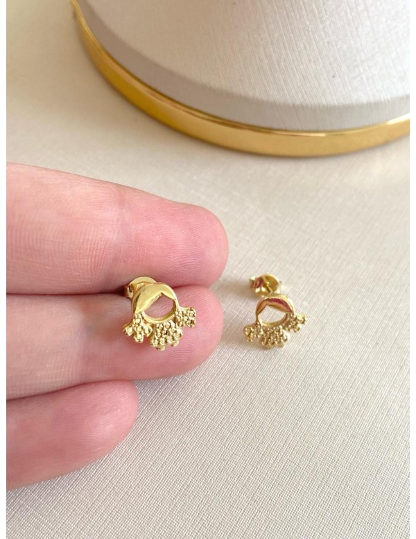 AROS BAÑADOS EN ORO NIÑA