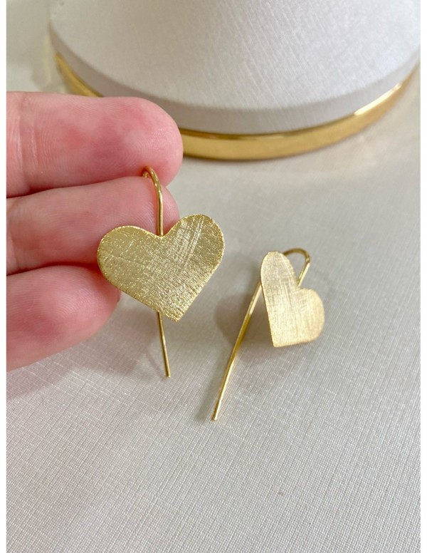AROS BAÑADOS EN ORO CORAZON