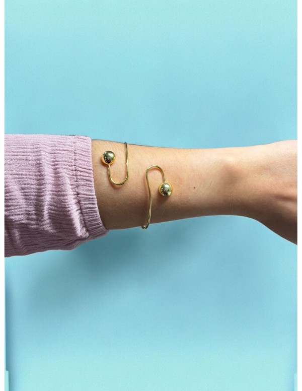 PULSERA BAÑO DE ORO ESCLAVA