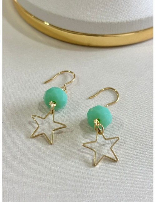AROS BAÑADOS EN ORO ESTRELLA
