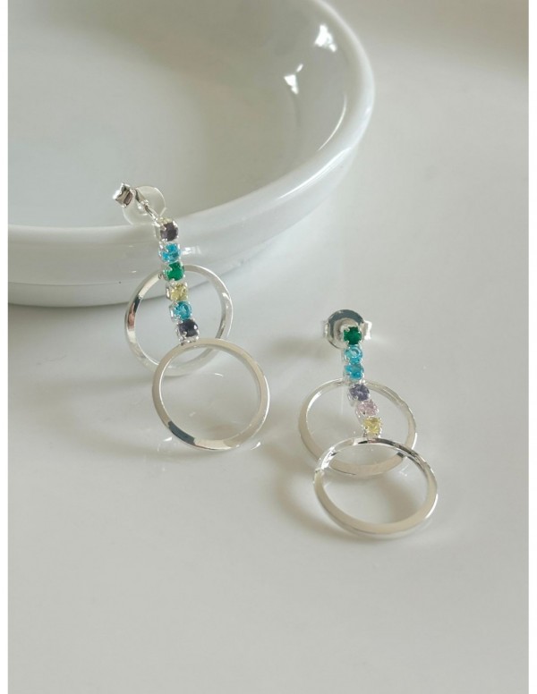 AROS BAÑADOS EN PLATA