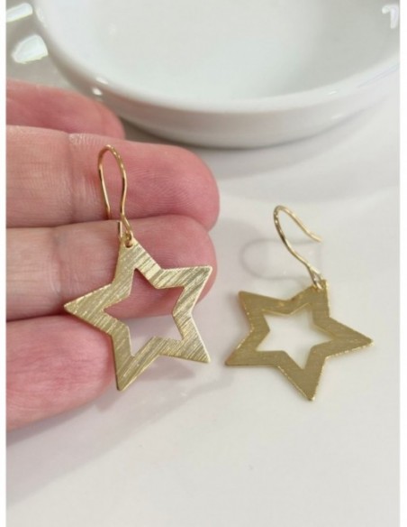 AROS BAÑADOS EN ORO ESTRELLA