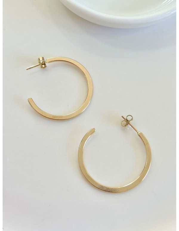 AROS BAÑADOS EN ORO ARGOLLA 30MM