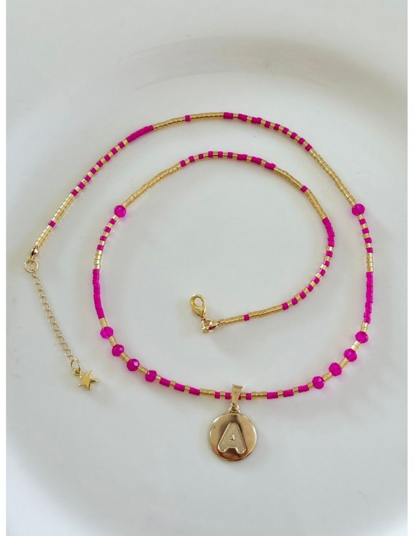 COLLAR BAÑO DE ORO ELIGE TU LETRA