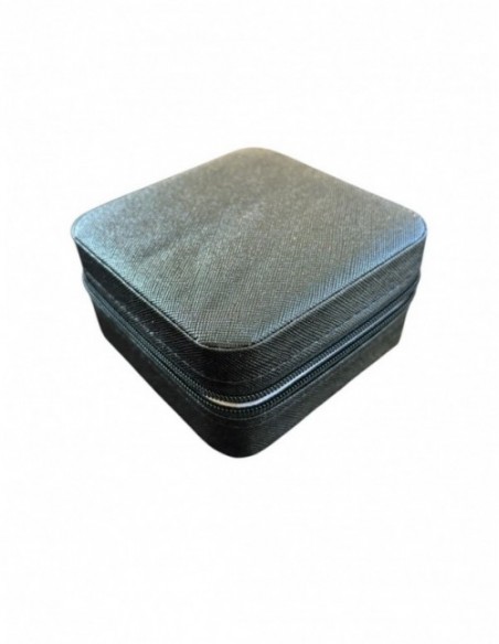 JOYERO NEGRO VIAJE 9,5X9,5 CM