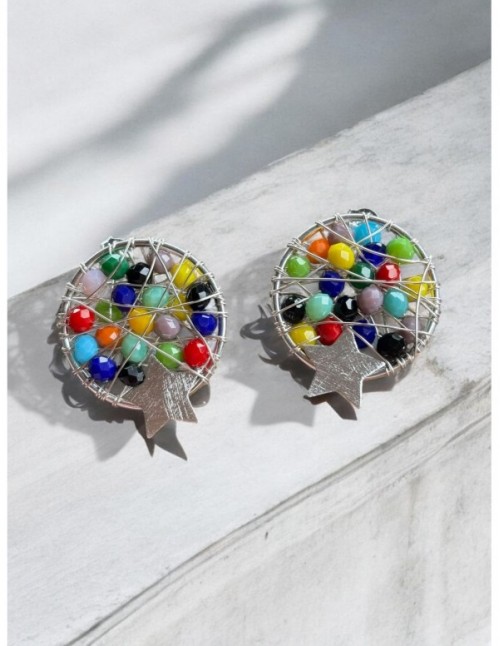 AROS BAÑADOS EN PLATA ESTRELLA