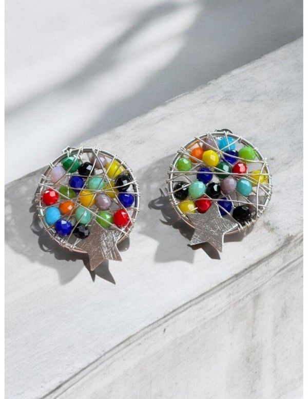 AROS BAÑADOS EN PLATA ESTRELLA